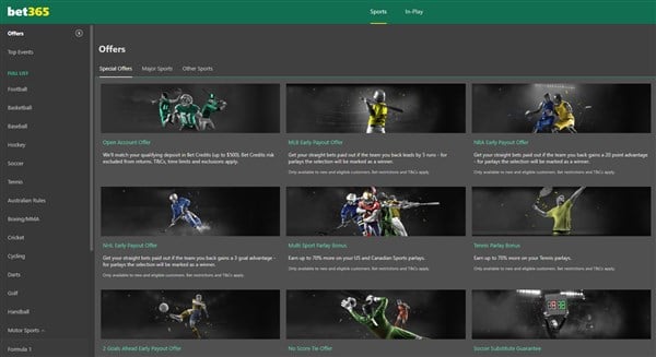 bet365 new jersey bookmaker promotions